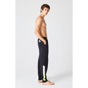 Lacoste Lounge Pants Mens OVERSIZED LOGO FLEECE PAJAMA PANTS Size XL